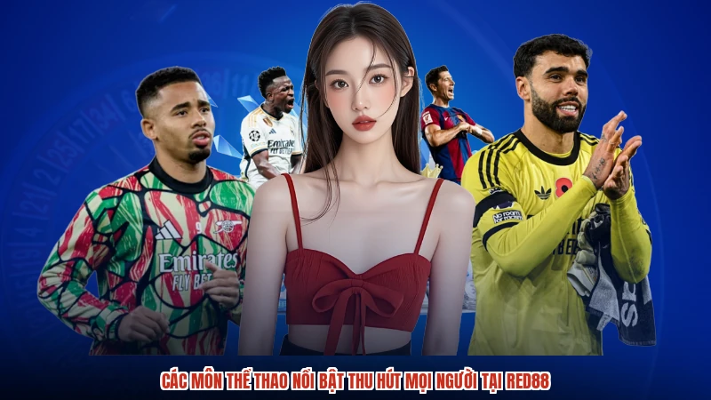 Các môn thể thao nổi bật thu hút mọi người tại RED88