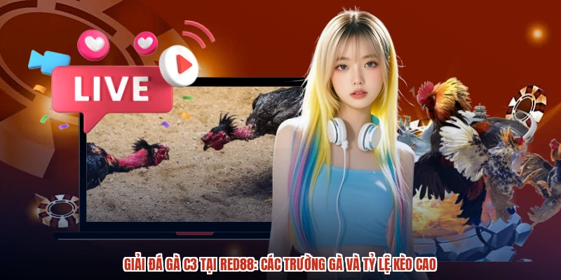 Giải Đá Gà C3 Tại RED88: Các Trường Gà Và Tỷ Lệ Kèo Cao