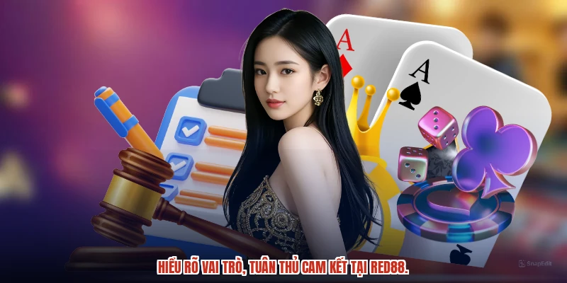 Hiểu rõ vai trò, tuân thủ cam kết tại RED88. Hiểu rõ vai trò, tuân thủ cam kết tại RED88.
