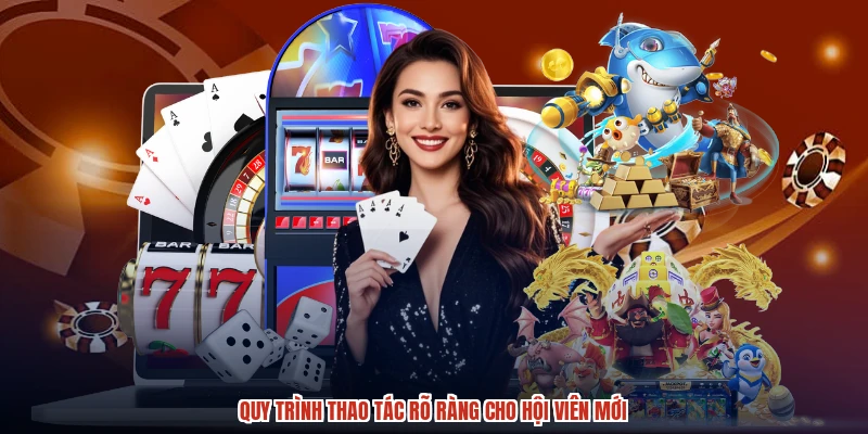 Quy trình thao tác rõ ràng cho hội viên mới