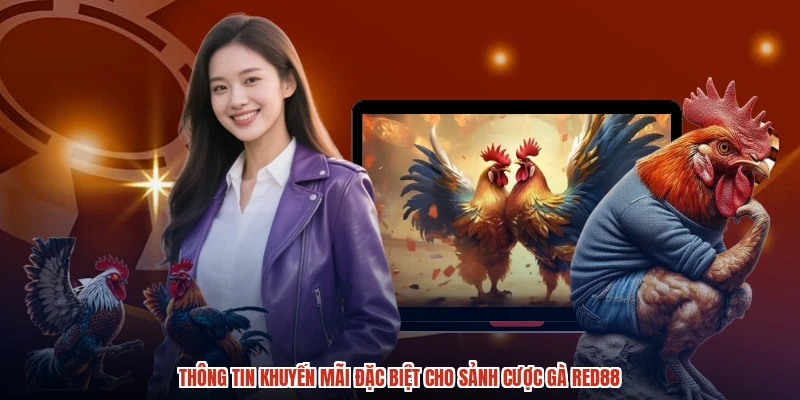 Thông tin khuyến mãi đặc biệt cho sảnh cược gà RED88